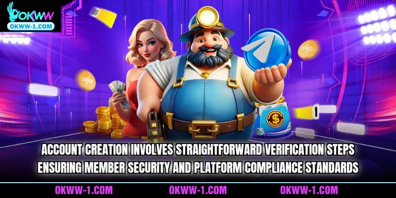Account creation involves straightforward verification steps ensuring member security and platform compliance standards