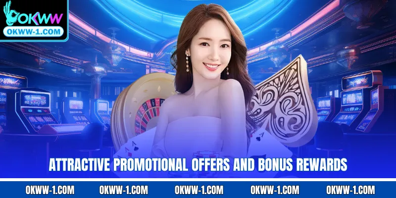 Attractive promotional offers and bonus rewards
