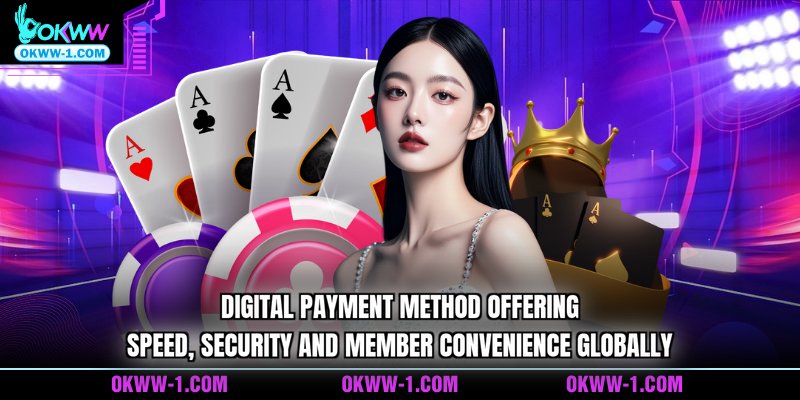 Digital payment method offering speed, security and member convenience globally