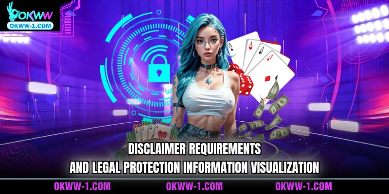 Disclaimer requirements and legal protection information visualization 