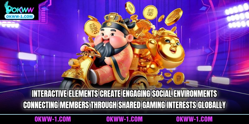 Interactive elements create engaging social environments connecting members through shared gaming interests globally
