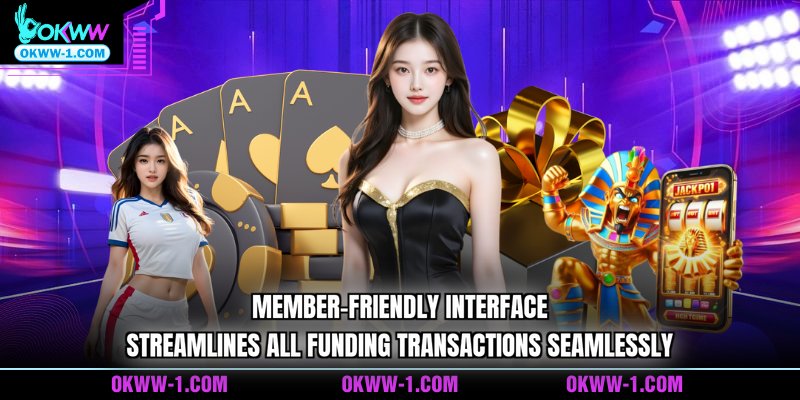 Member-friendly interface streamlines all funding transactions seamlessly