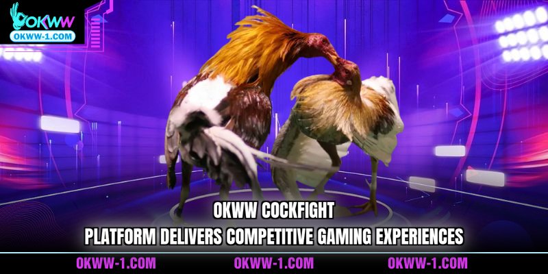 OKWW cockfight platform delivers competitive gaming experiences
