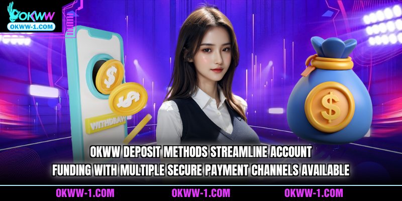 OKWW deposit methods streamline account funding with multiple secure payment channels available