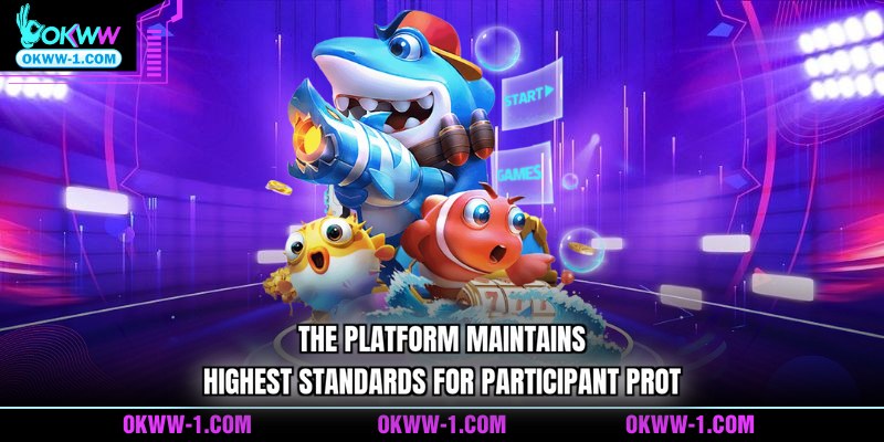 The platform maintains highest standards for participant prot