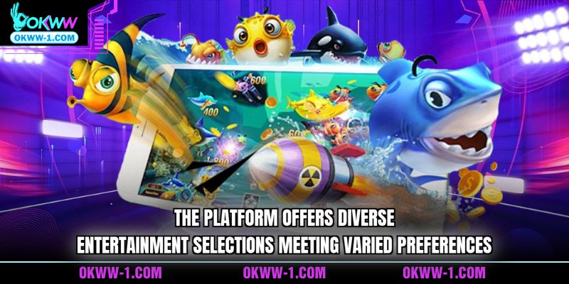 The platform offers diverse entertainment selections meeting varied preferences 