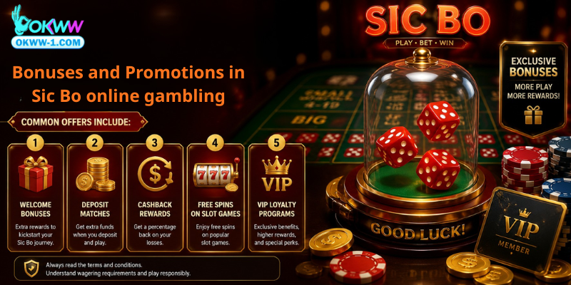 Bonuses and Promotions in Sic Bo online gambling