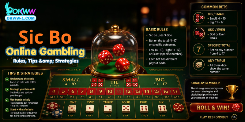 Sic Bo Online Gambling: Rules, Tips & Strategies