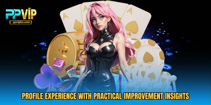 Profile experience with practical improvement insights