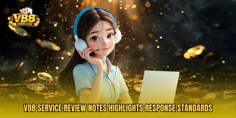 VB8 Service Review Notes highlights response standards
